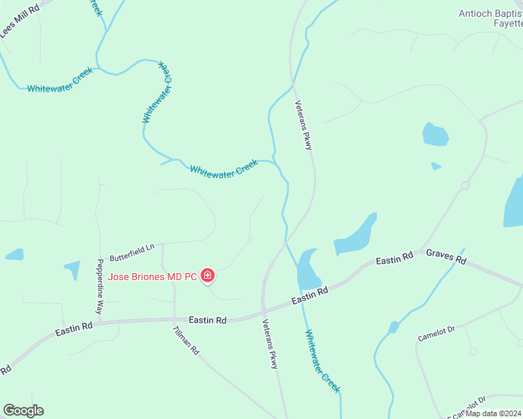 map of restaurants, bars, coffee shops, grocery stores, and more near 255 Blackberry Run in Fayetteville