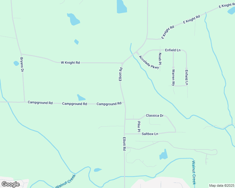 map of restaurants, bars, coffee shops, grocery stores, and more near 1693 Campground Road in McDonough