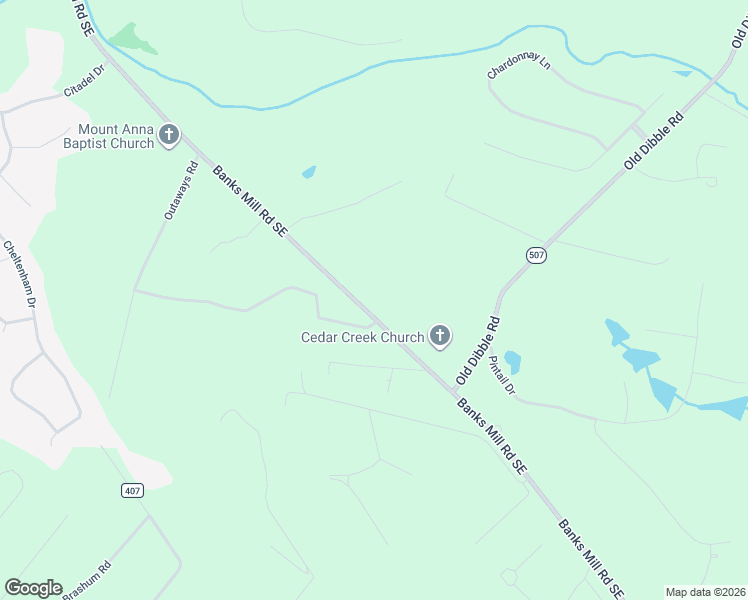 map of restaurants, bars, coffee shops, grocery stores, and more near 2588-2888 Banks Mill Road Southeast in Aiken