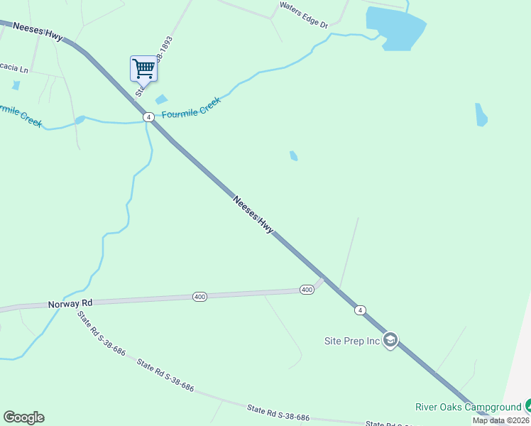map of restaurants, bars, coffee shops, grocery stores, and more near 900 Neeses Highway in Orangeburg
