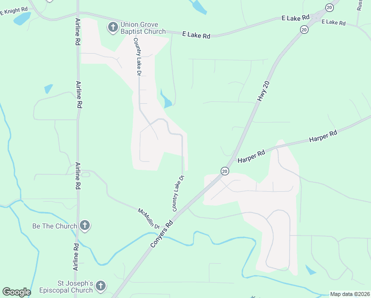 map of restaurants, bars, coffee shops, grocery stores, and more near 397 Country Lake Drive in McDonough