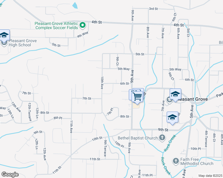 map of restaurants, bars, coffee shops, grocery stores, and more near in Jefferson County