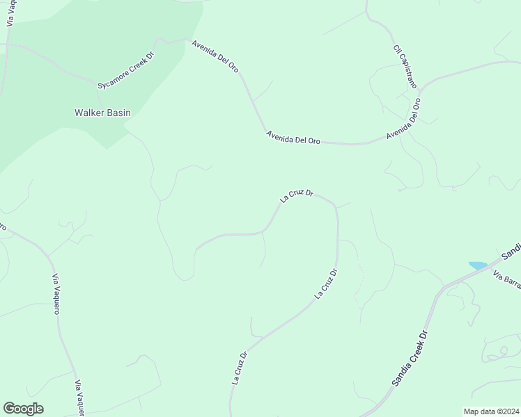 map of restaurants, bars, coffee shops, grocery stores, and more near La Cruz Drive in Temecula