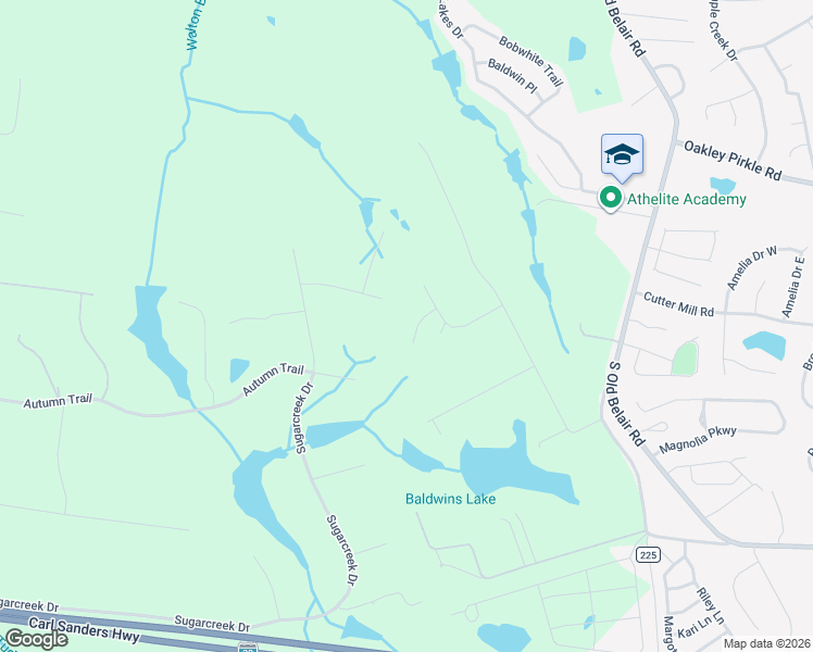map of restaurants, bars, coffee shops, grocery stores, and more near 1718 Kings Court in Grovetown