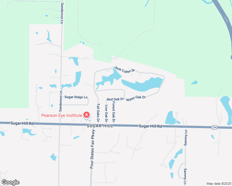map of restaurants, bars, coffee shops, grocery stores, and more near 3601 Red Oak Drive in Texarkana