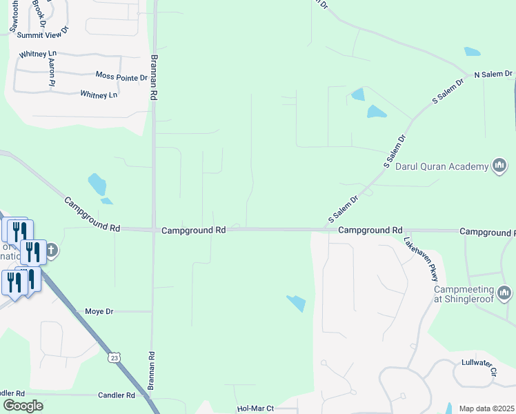 map of restaurants, bars, coffee shops, grocery stores, and more near 98 Country Acres Court in McDonough