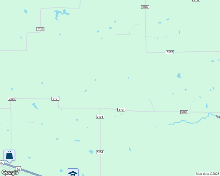 map of restaurants, bars, coffee shops, grocery stores, and more near 1100 County Road 3101 in New Boston