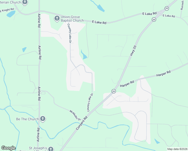 map of restaurants, bars, coffee shops, grocery stores, and more near 397 Country Lake Drive in McDonough