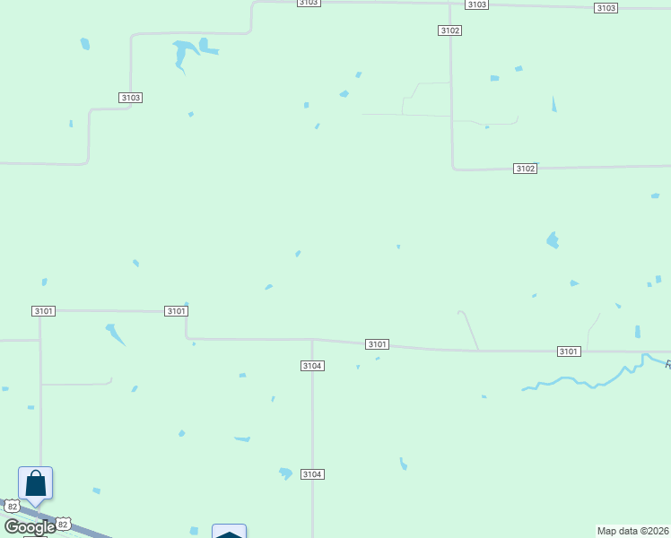 map of restaurants, bars, coffee shops, grocery stores, and more near 1100 County Road 3101 in New Boston