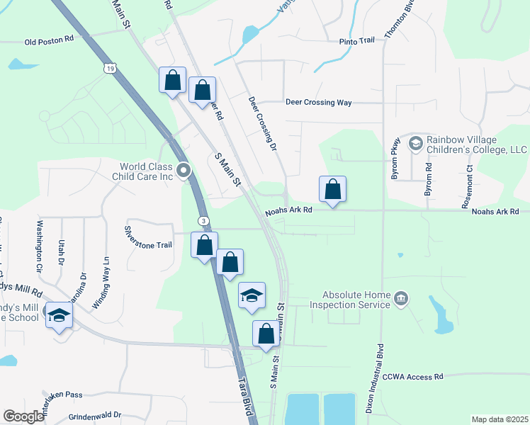 map of restaurants, bars, coffee shops, grocery stores, and more near in 