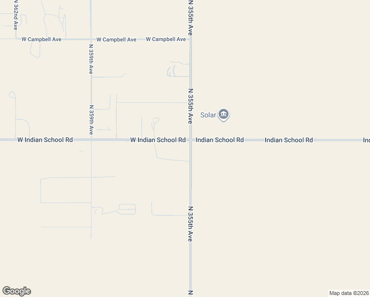 map of restaurants, bars, coffee shops, grocery stores, and more near 35505 West Indian School Road in Tonopah
