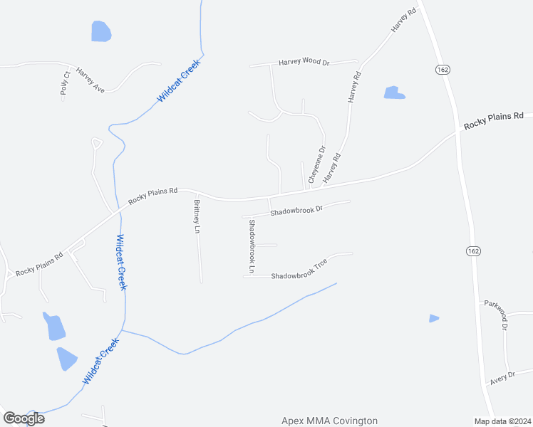 map of restaurants, bars, coffee shops, grocery stores, and more near 55 Shadowbrook Drive in Covington