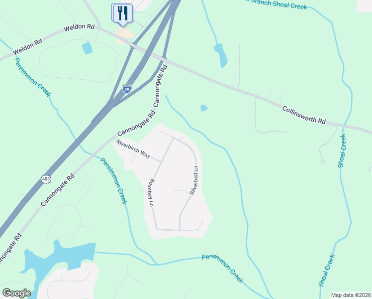map of restaurants, bars, coffee shops, grocery stores, and more near 230 Silverbell Lane in Sharpsburg
