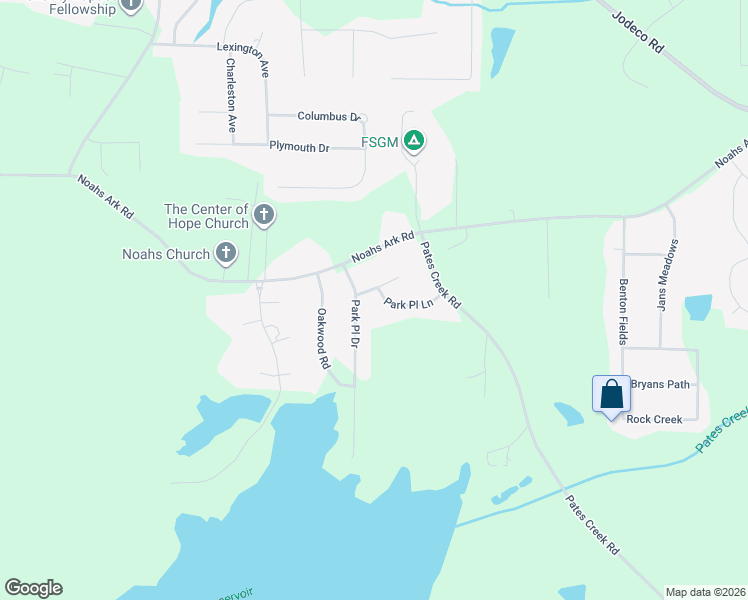 map of restaurants, bars, coffee shops, grocery stores, and more near 1103 Pine Valley Lane in Jonesboro