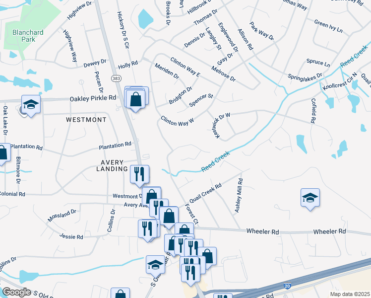 map of restaurants, bars, coffee shops, grocery stores, and more near 330 Forest Court in Martinez