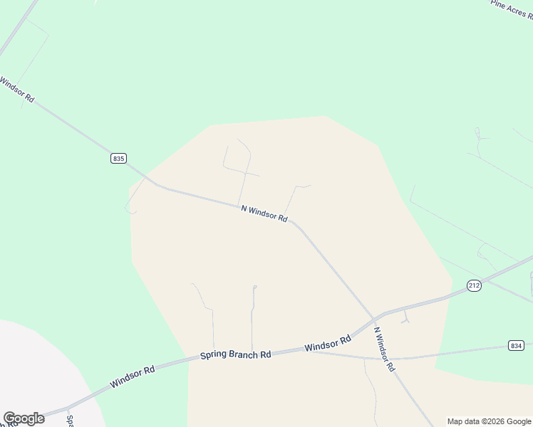 map of restaurants, bars, coffee shops, grocery stores, and more near 303 North Windsor Road in Windsor