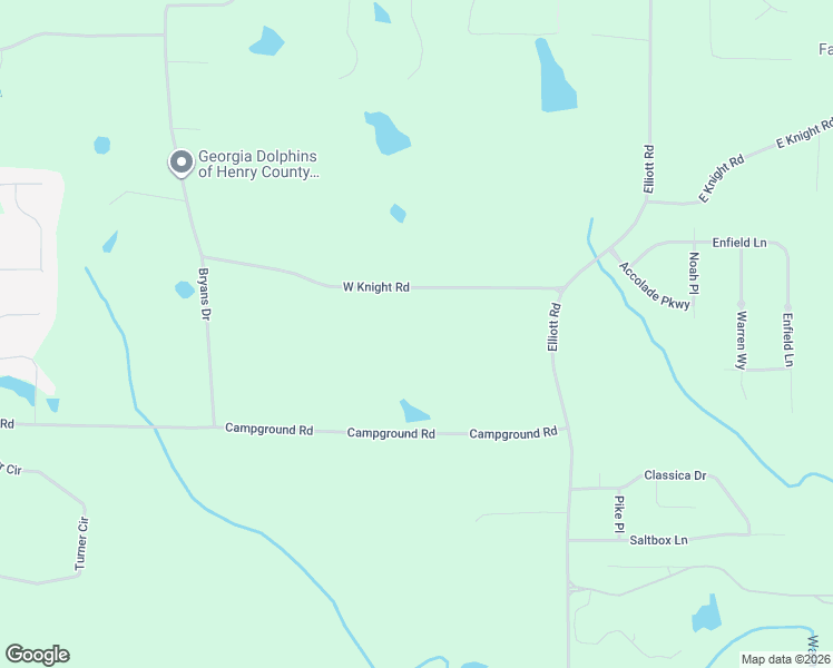 map of restaurants, bars, coffee shops, grocery stores, and more near 280 West Knight Road in McDonough