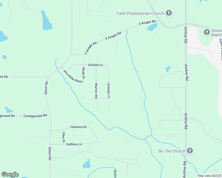map of restaurants, bars, coffee shops, grocery stores, and more near 265 Enfield Lane in McDonough