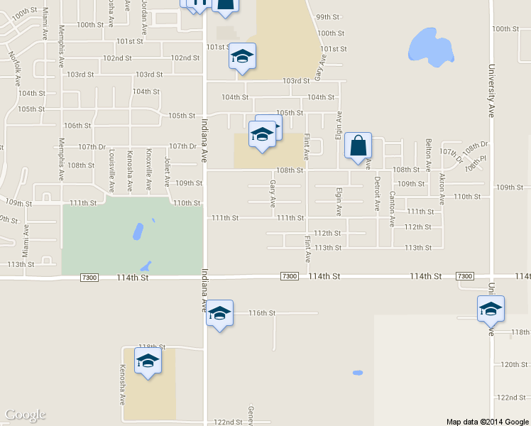 map of restaurants, bars, coffee shops, grocery stores, and more near 3207 111th Street in Lubbock