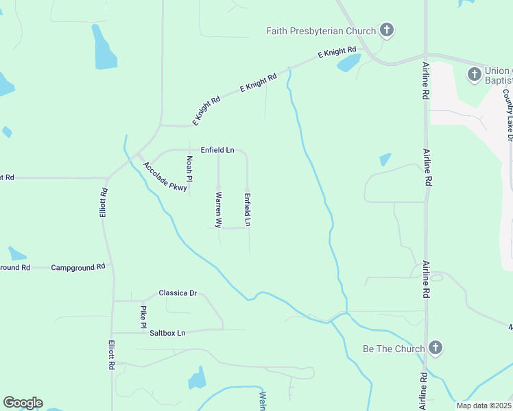 map of restaurants, bars, coffee shops, grocery stores, and more near 265 Enfield Lane in McDonough