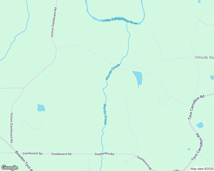 map of restaurants, bars, coffee shops, grocery stores, and more near 161 Old Word Rd in Bowdon