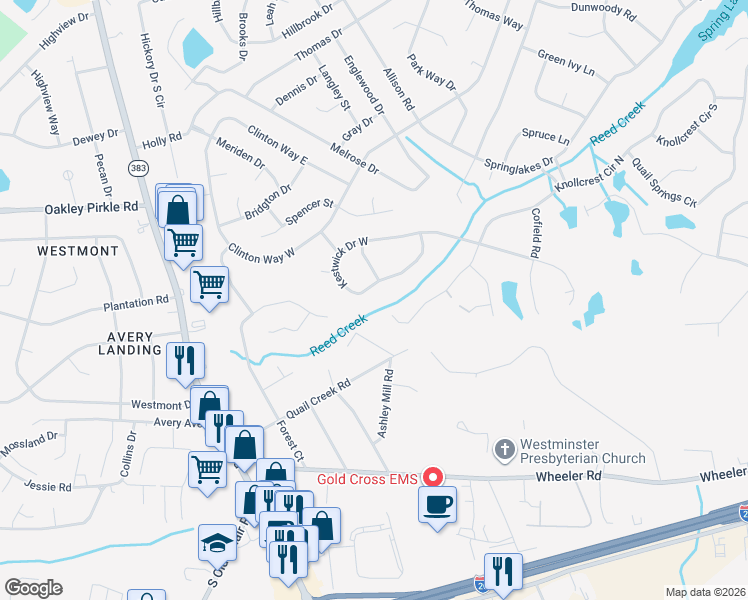 map of restaurants, bars, coffee shops, grocery stores, and more near 354 Pellet Court in Martinez