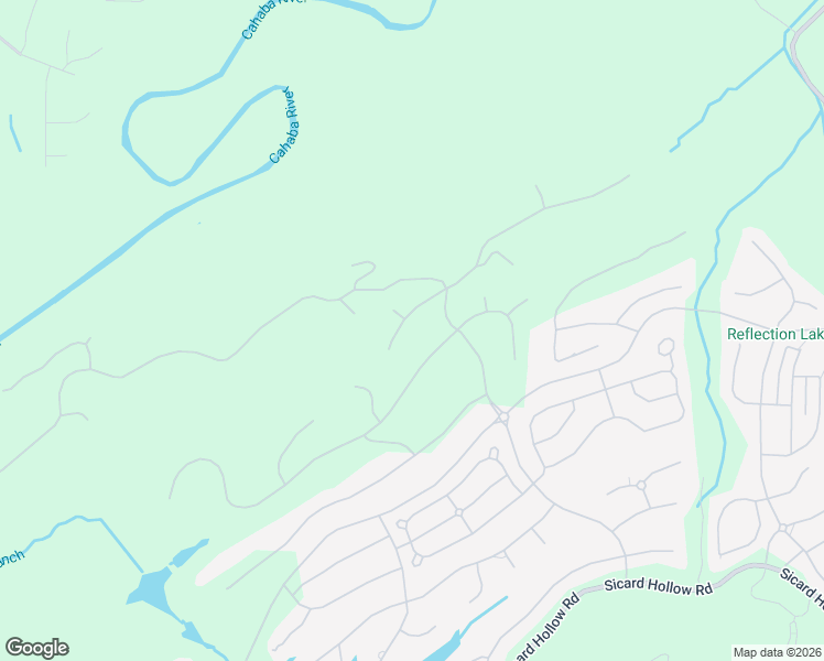 map of restaurants, bars, coffee shops, grocery stores, and more near 7390 Ridgecrest Court Road in Vestavia Hills
