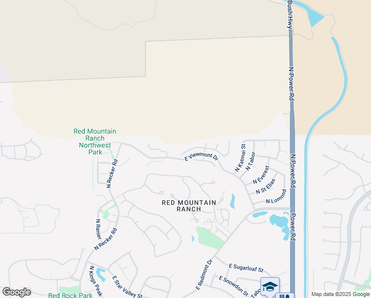 map of restaurants, bars, coffee shops, grocery stores, and more near 6334 East Viewmont Drive in Mesa