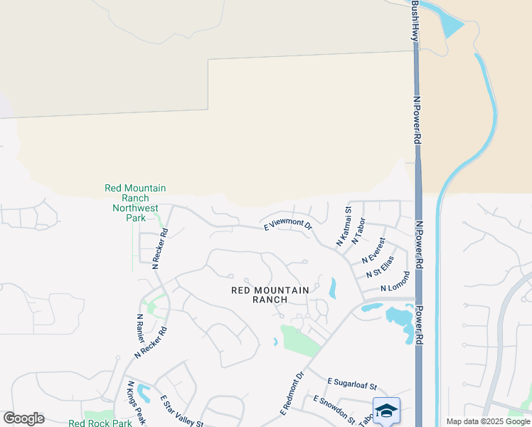 map of restaurants, bars, coffee shops, grocery stores, and more near 6334 East Viewmont Drive in Mesa