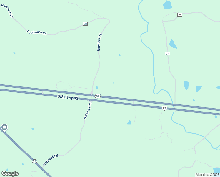 map of restaurants, bars, coffee shops, grocery stores, and more near 22406 U.S. 82 in Carrollton