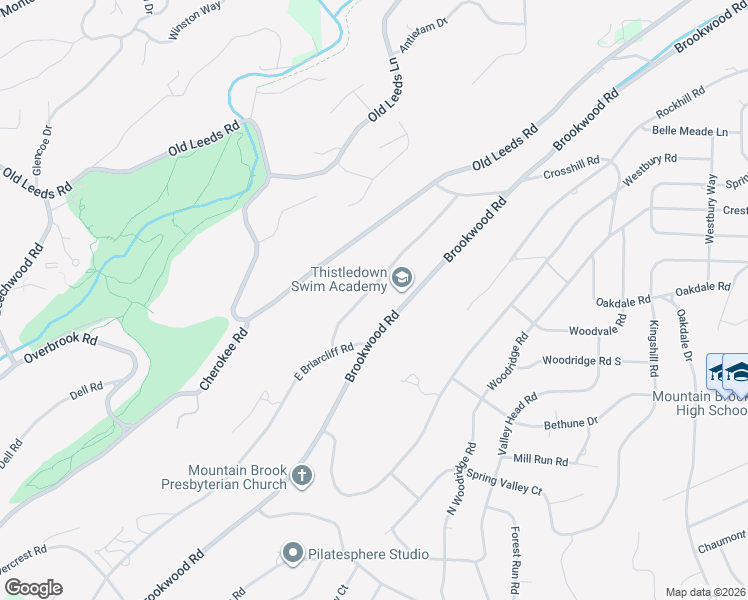 map of restaurants, bars, coffee shops, grocery stores, and more near 3521 Victoria Road in Birmingham