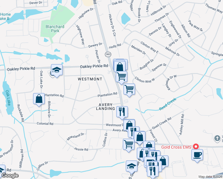 map of restaurants, bars, coffee shops, grocery stores, and more near 231 Shawnee Drive in Martinez