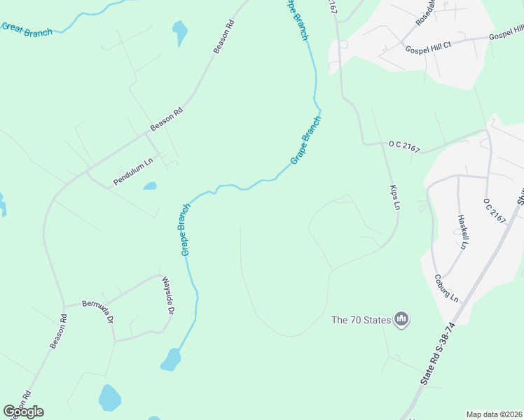 map of restaurants, bars, coffee shops, grocery stores, and more near 7200 Kips Lane in Orangeburg