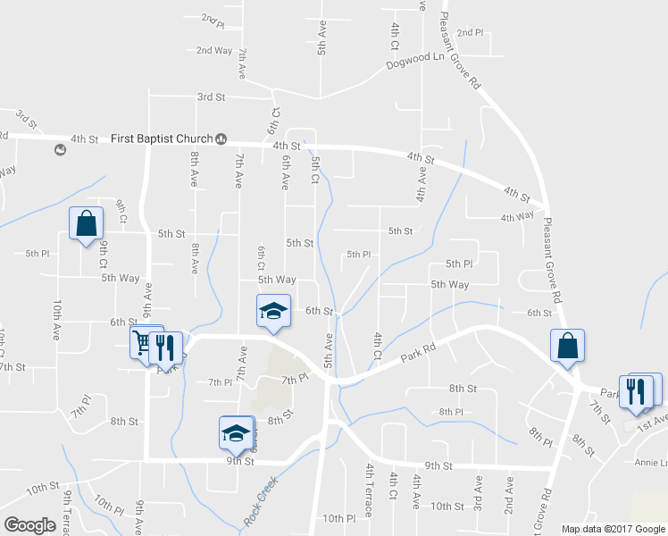 map of restaurants, bars, coffee shops, grocery stores, and more near 512 4th Plaza in Pleasant Grove