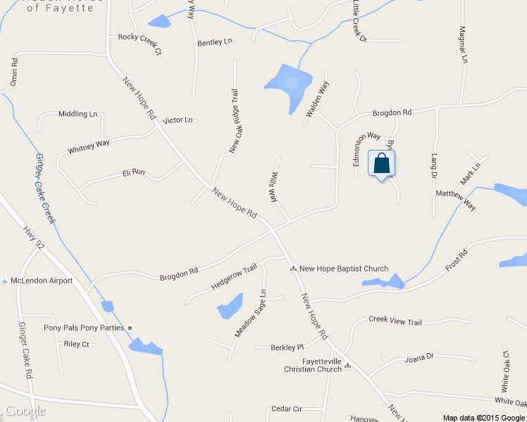 map of restaurants, bars, coffee shops, grocery stores, and more near 615 New Hope Road in Fayetteville