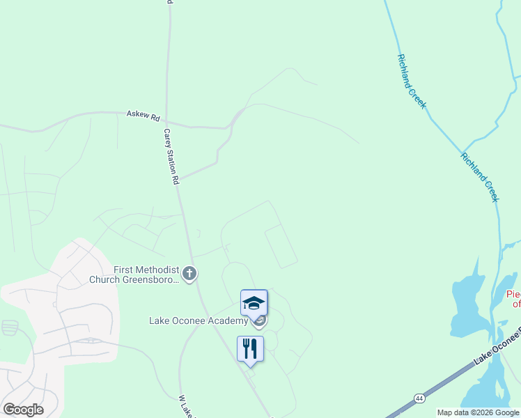 map of restaurants, bars, coffee shops, grocery stores, and more near 1181 Legend Drive in Greensboro