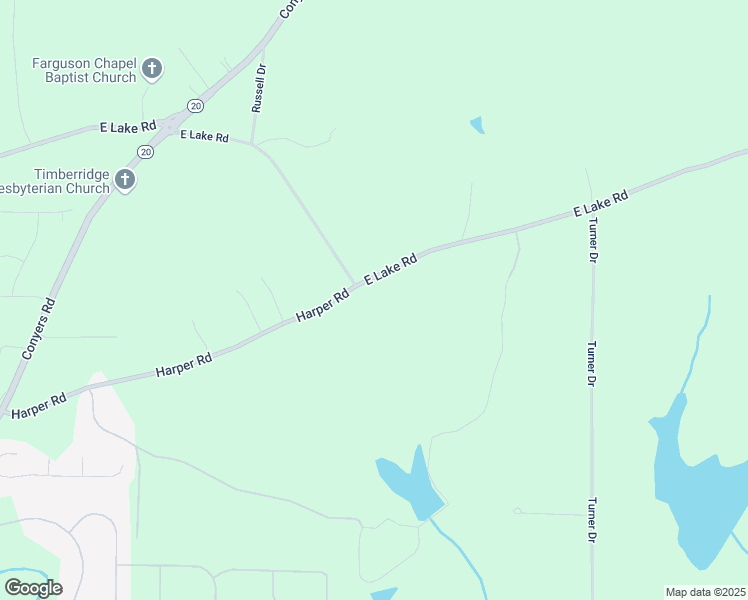 map of restaurants, bars, coffee shops, grocery stores, and more near 2200 East Lake Road in McDonough