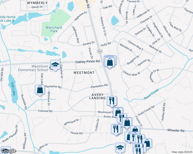 map of restaurants, bars, coffee shops, grocery stores, and more near 224 Shawnee Drive in Martinez