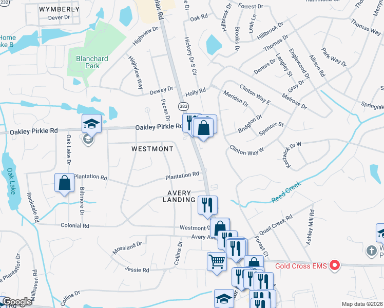 map of restaurants, bars, coffee shops, grocery stores, and more near 231 Shawnee Drive in Martinez