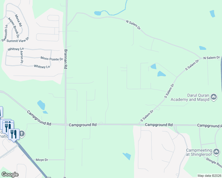 map of restaurants, bars, coffee shops, grocery stores, and more near 114 Country Acres Court in McDonough