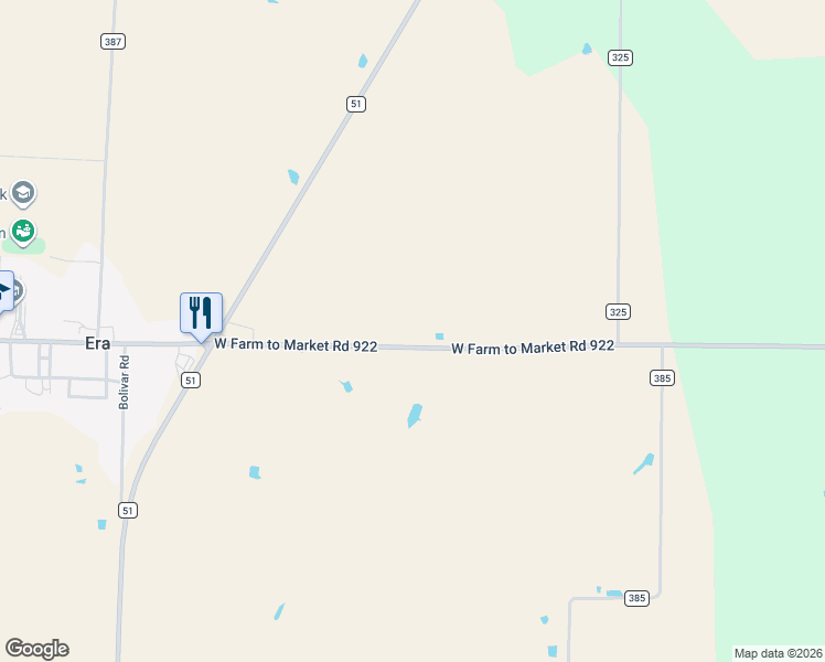 map of restaurants, bars, coffee shops, grocery stores, and more near 6477 West Farm to Market Road 922 in Valley View