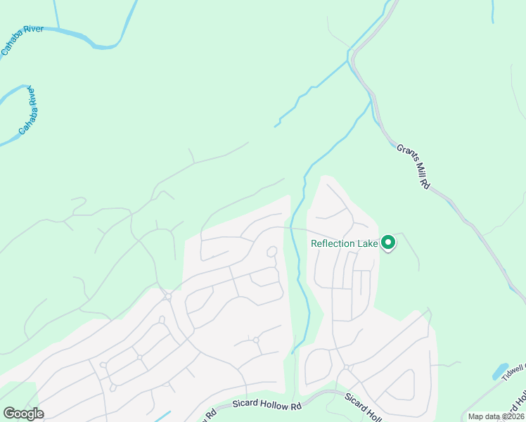 map of restaurants, bars, coffee shops, grocery stores, and more near 4126 Ternview Road in Vestavia Hills