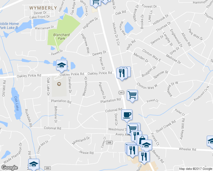 map of restaurants, bars, coffee shops, grocery stores, and more near 218 Shawnee Drive in Martinez