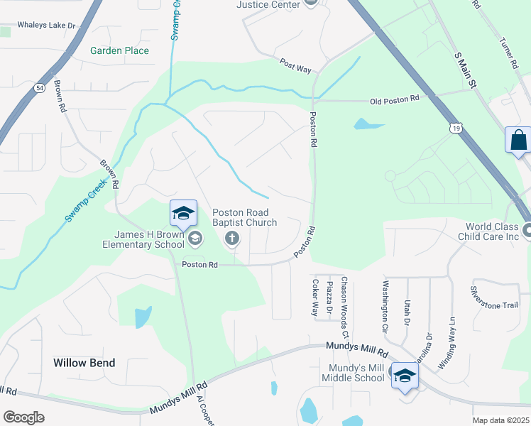 map of restaurants, bars, coffee shops, grocery stores, and more near 9471 Rollinghills Drive in Jonesboro