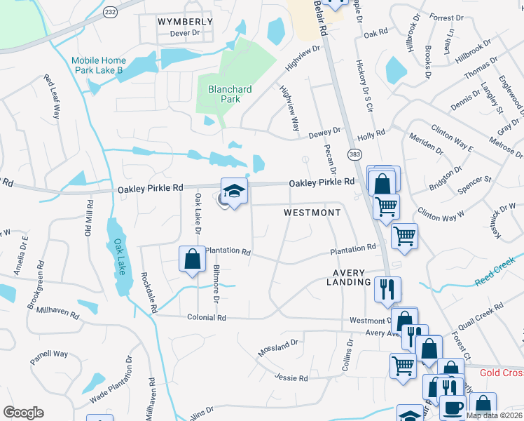 map of restaurants, bars, coffee shops, grocery stores, and more near 4534 Shawnee Drive in Martinez