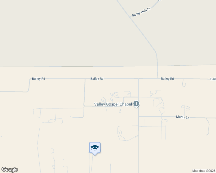 map of restaurants, bars, coffee shops, grocery stores, and more near 57745 Bailey Road in Anza