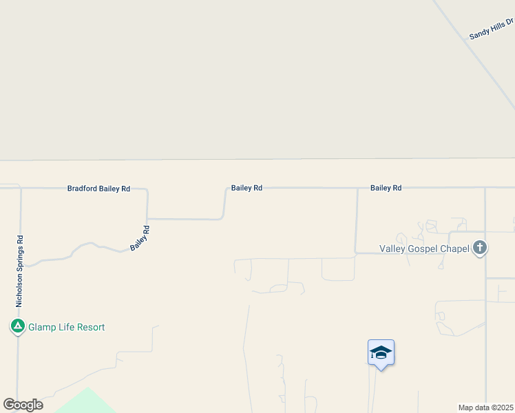 map of restaurants, bars, coffee shops, grocery stores, and more near 57195 Bailey Road in Anza