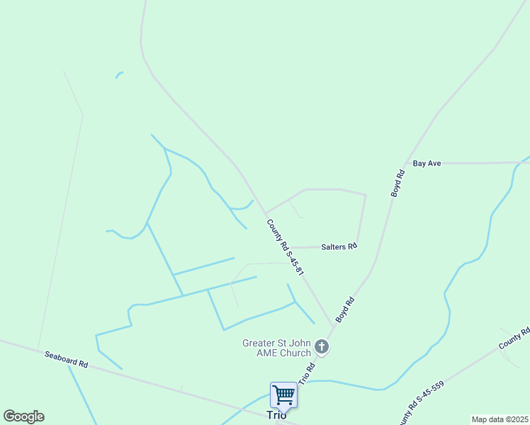 map of restaurants, bars, coffee shops, grocery stores, and more near 341 County Road S-45-81 in Andrews