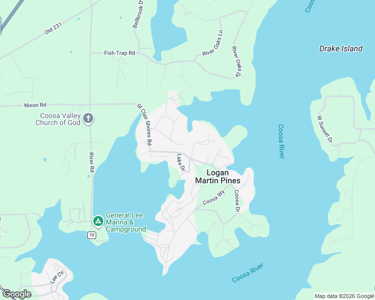 map of restaurants, bars, coffee shops, grocery stores, and more near 635 Saint Clair Shores Road in St. Clair County