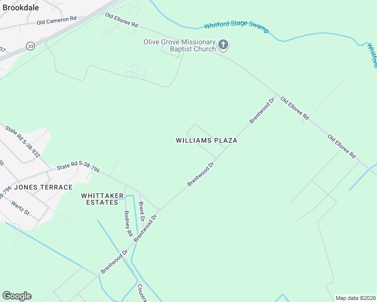 map of restaurants, bars, coffee shops, grocery stores, and more near 1989 Brentwood Drive in Orangeburg